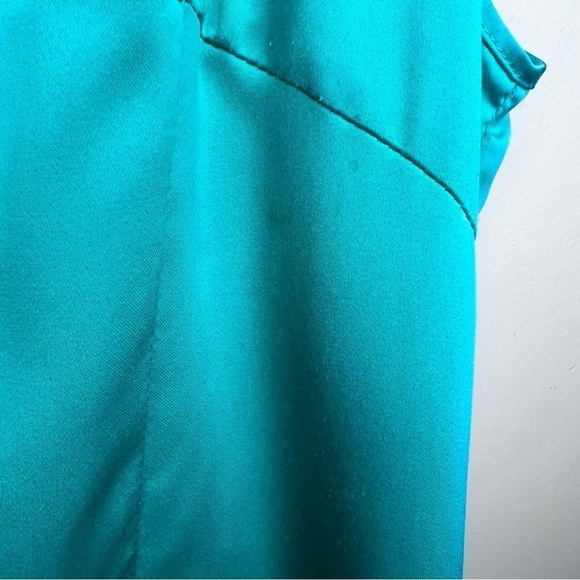 JOE’S Jeans Green Satin Racerback Tank Top Size Medium - Picture 4 of 8